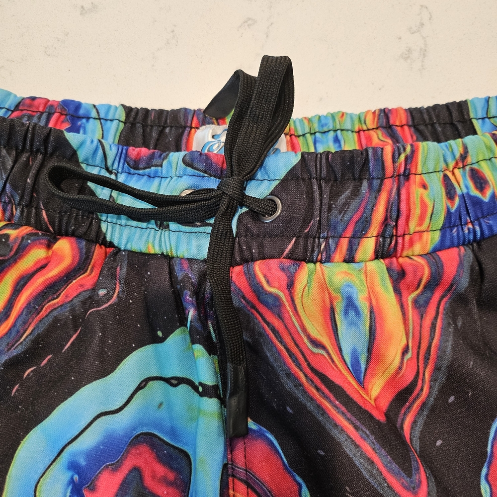 Vibrant Multicolor Abstract Joggers - Picture 5 of 6